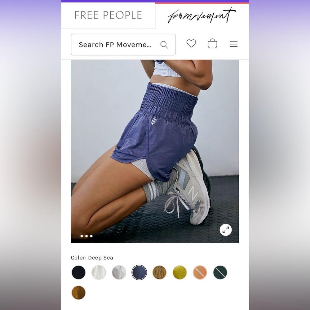 Free People Movement High Rise Shorts